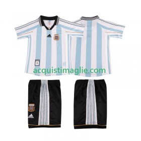 Divisa di Calcio Argentina Retro Bambino Prima 1998